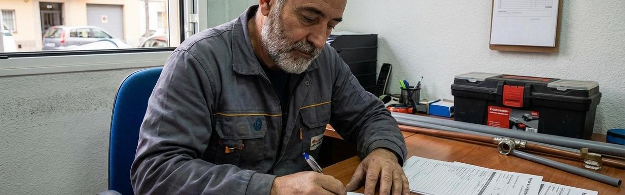 Emisión de boletines de fontanería en albolote