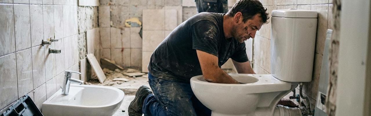 Instalación de sanitarios y grifería en albolote